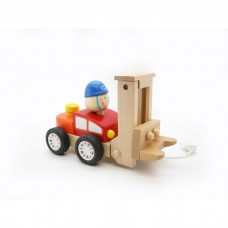 Wooden Pull Along Forklift Wooden Pull Along Forklift